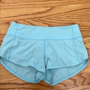 Light blue Lululemon shorts